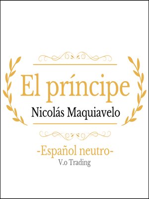 cover image of El príncipe